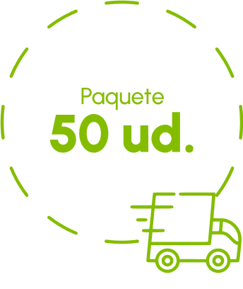 Guías prepagadas con 50 ud.